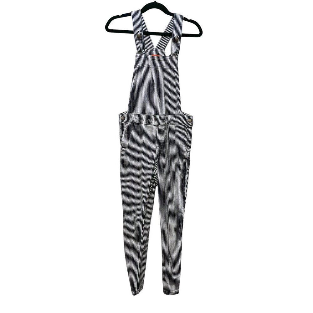 Joe Fresh Kids Striped Overalls Jumpsuit Size 6